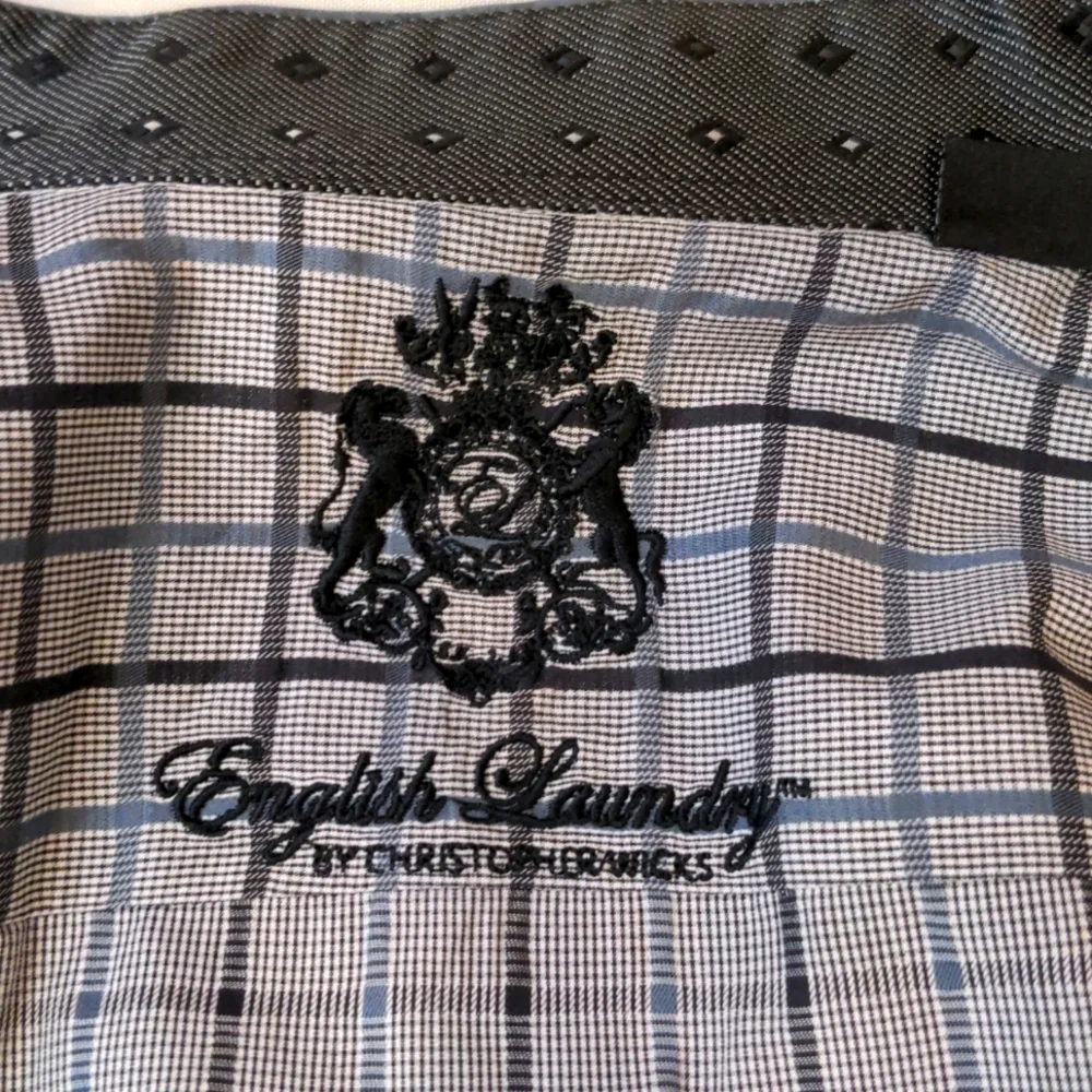English Laundry Plaid Button Down L/XL - Picture 6 of 8